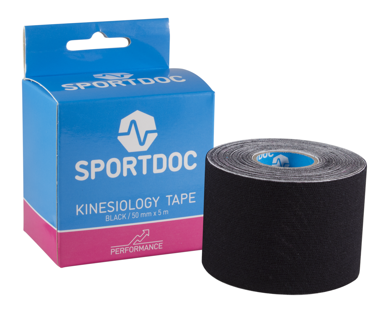 Kinesiologi tape fra SprotDoc Sort